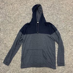 Hudson & Barrow nyc navy hoodie Large
